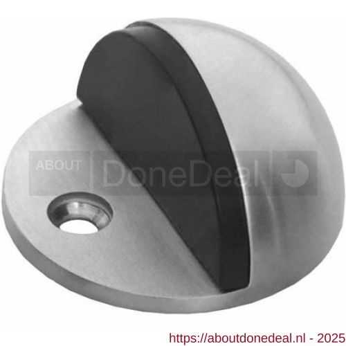 Intersteel Essentials 4420 deurstop bolrond diameter 43x25 mm vloermontage RVS 0035.442090 - Afbeelding . 1
