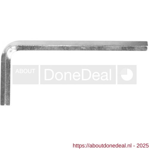 Intersteel 9904 inbussleutel zeskant maat 6mm 0099.990461 - Afbeelding . 1