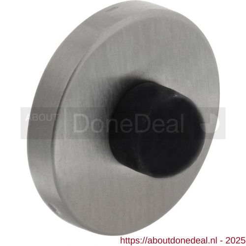 Deurstopper wandmontage 53x8 mm RVS geborsteld - Afbeelding . 1