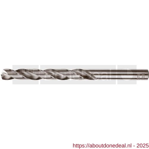 Rotec 105 HSS-G spiraalboor DIN 338 type N blank diameter 4,5x47x80 mm set 10 stuks 105.0450 - Afbeelding . 1